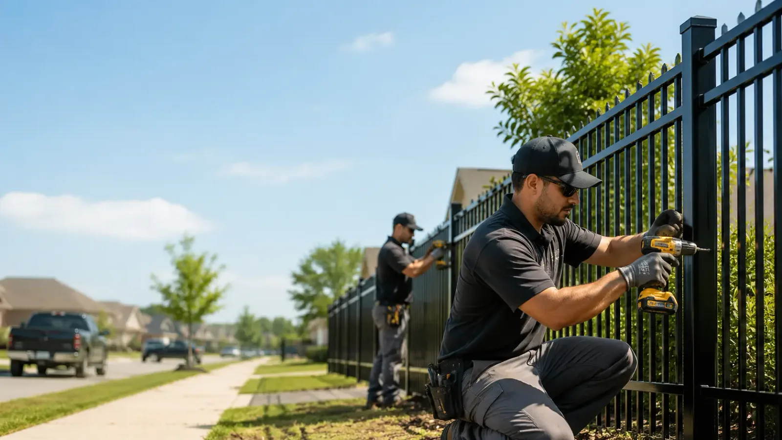 Metal Fence Installation in Camden, IN